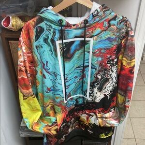 FreshHoods Colorful Abstract Hoodie
